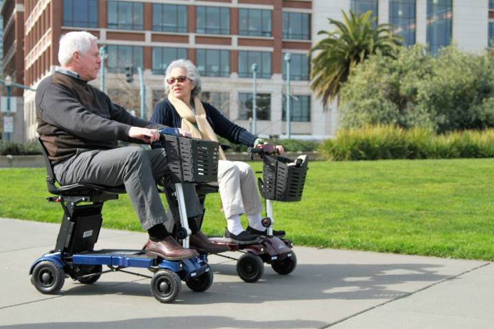 Two i3 mobility scooters